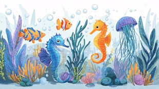 梦幻海底世界的奇妙生物