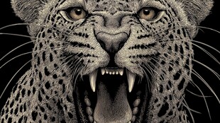 咆哮的猎豹 尽显野性魅力