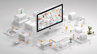 电脑桌面的创意微缩世界