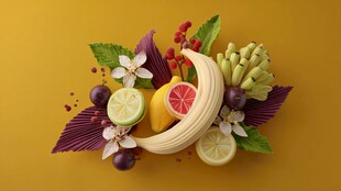 缤纷水果创意组合摆盘