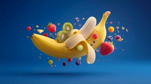 缤纷水果爆炸瞬间