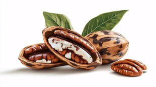 美味碧根果 饱满又诱人