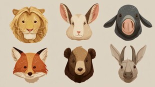 可爱动物头像集合