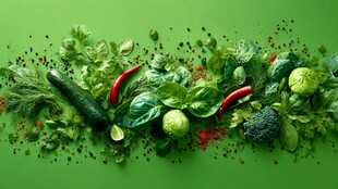 缤纷绿色蔬菜大集合