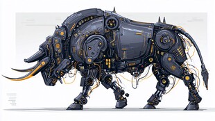 机械野牛 科技与野性融合