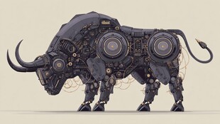 机械公牛 未来感工业风造物