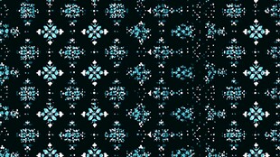 深蓝底几何雪花图案纹理