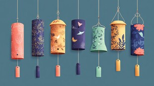 多彩风铃悬挂 精致小物
