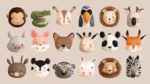 可爱动物头像集合