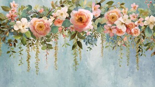 浪漫花卉装饰画