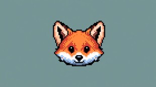 像素风可爱狐狸头像