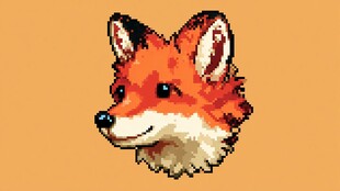 像素风狐狸头像