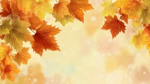 秋日枫叶背景图