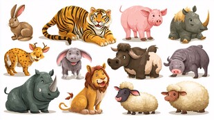 可爱野生动物大集合