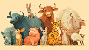 可爱动物大集合