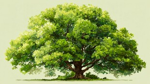 一棵葱郁的大树