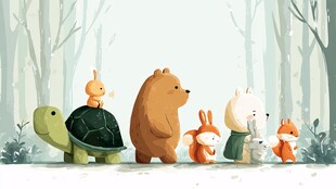 森林里的动物伙伴们