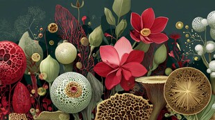 奇幻植物世界花卉微观景观