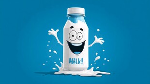 欢乐牛奶瓶 活力四溢