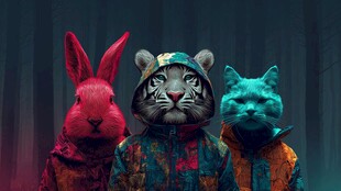 动物化身潮流先锋