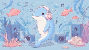 海豚海底畅享音乐派对