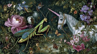 独角兽与螳螂的奇幻花园