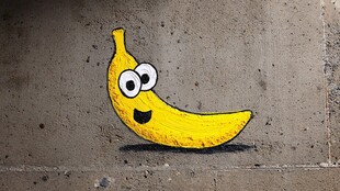 可爱涂鸦香蕉 萌趣形象