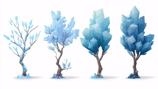 梦幻冰晶树集合