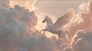 云端飞马 梦幻羽翼之姿