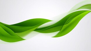 绿色动感飘带背景图