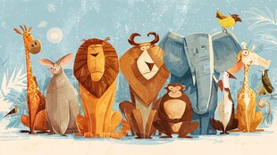 动物大集合 欢乐丛林伙伴