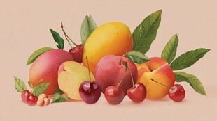 缤纷鲜果组合 色彩诱人