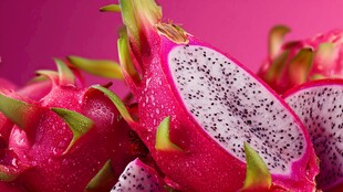 鲜切火龙果 色泽诱人