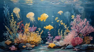 梦幻海底世界 缤纷海洋生物