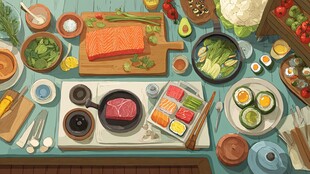 丰盛食材打造多样美食盛宴