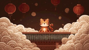 虎娃贺岁 云端享祥瑞