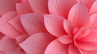 梦幻粉色大丽花特写