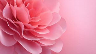 梦幻粉色花朵唯美背景图