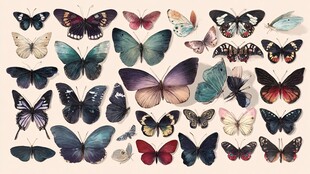 多彩蝴蝶大集合