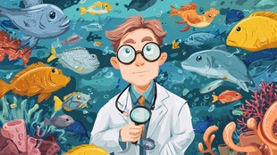 海洋科学家观察多彩海底世界