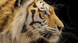 虎之特写 尽显王者风范