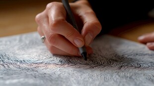 手绘动物细节创作瞬间