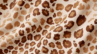 豹纹布料纹理特写