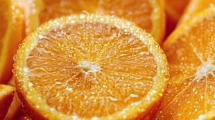 鲜橙切片 汁水饱满诱人