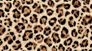 豹纹图案纹理背景图
