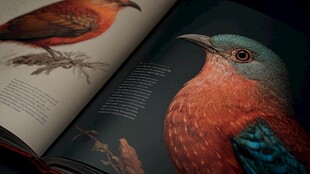 书中彩鸟 自然之美呈现