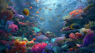 梦幻多彩海底世界奇观