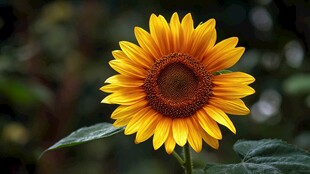 灿烂向日葵绽放美丽瞬间