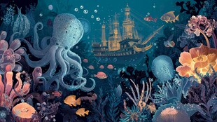 梦幻海底的神秘沉船世界