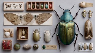 昆虫标本及收藏物展示
